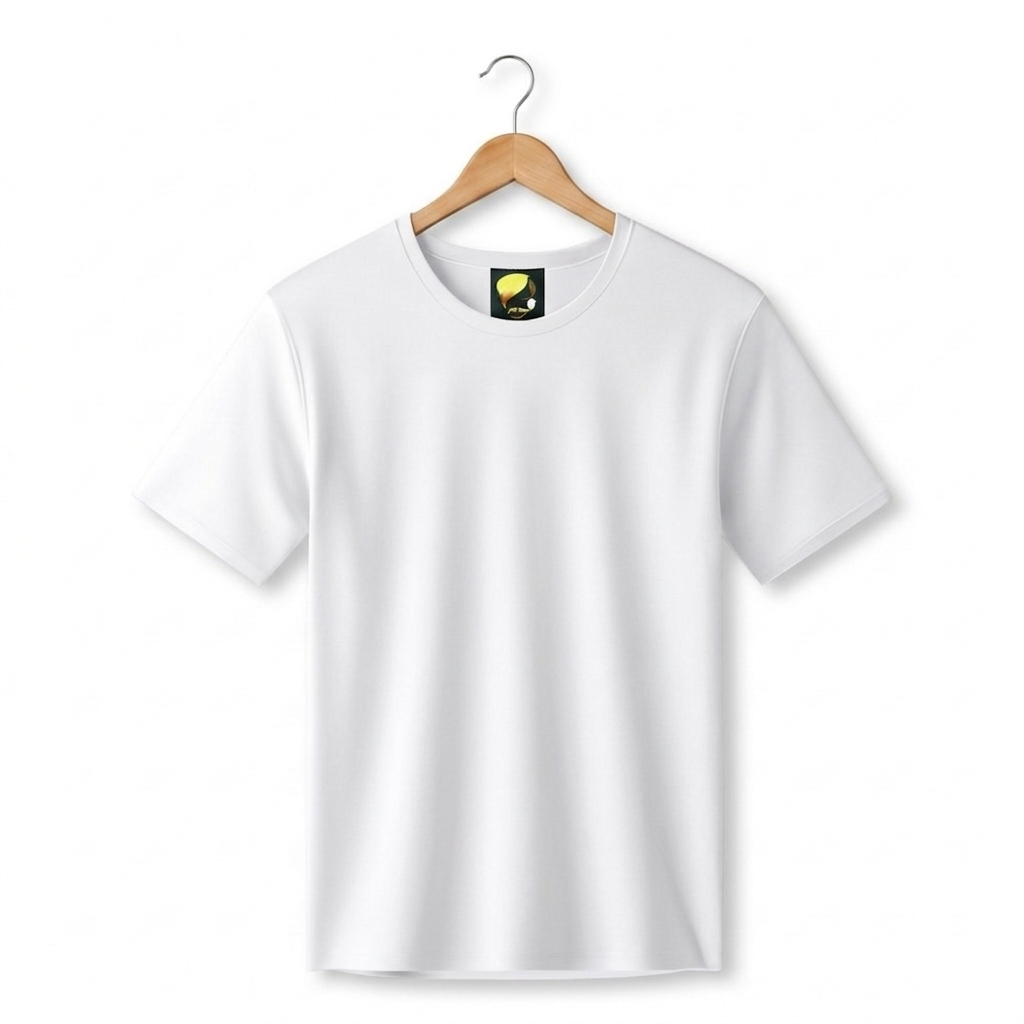 White Basic Tee