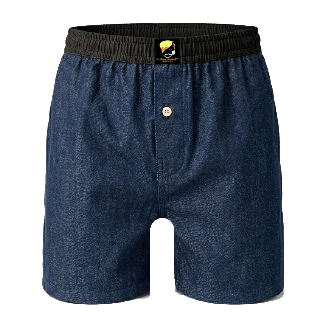 Boxer Short - Black Belt Jeans
