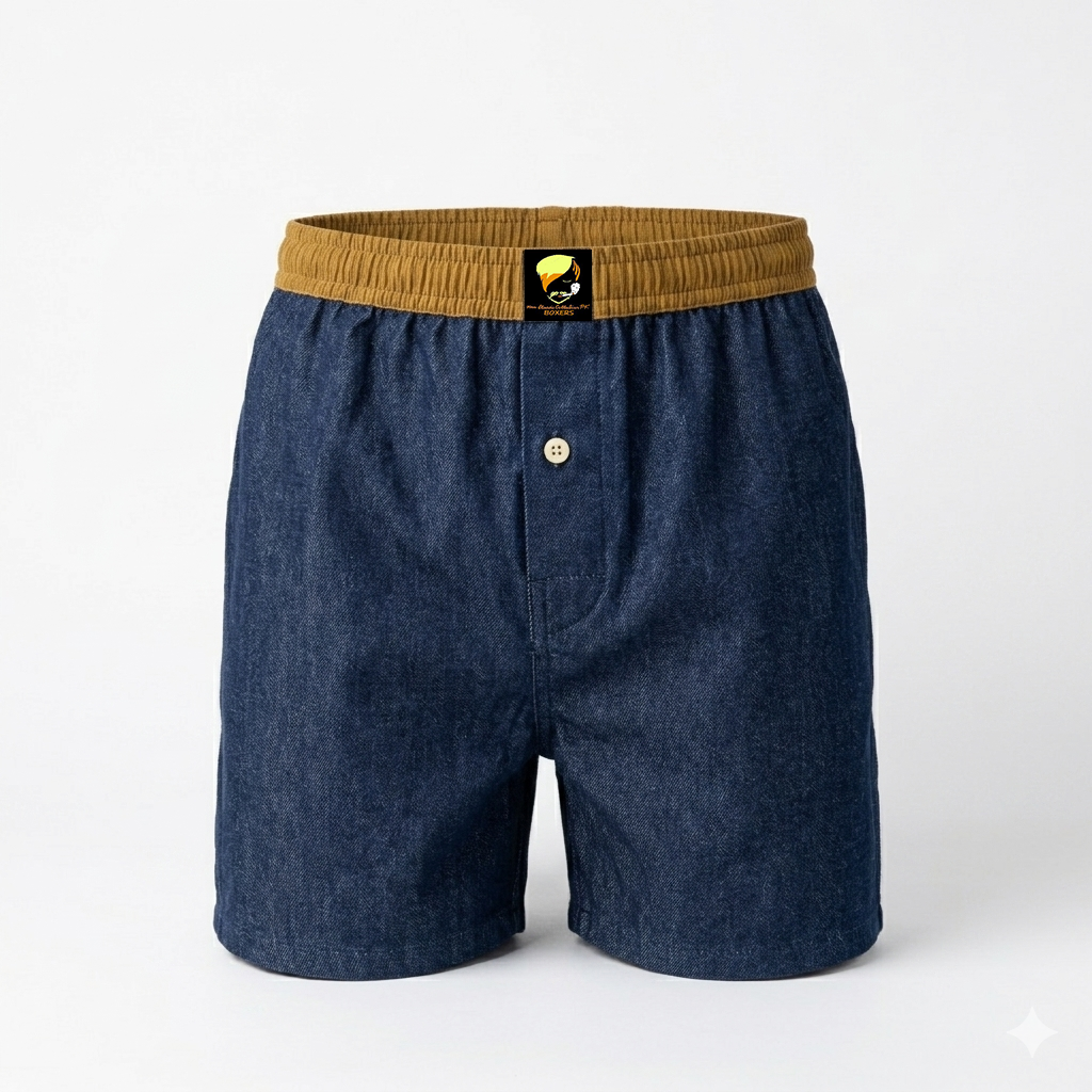 Boxer Short - Brown Belt Jeans