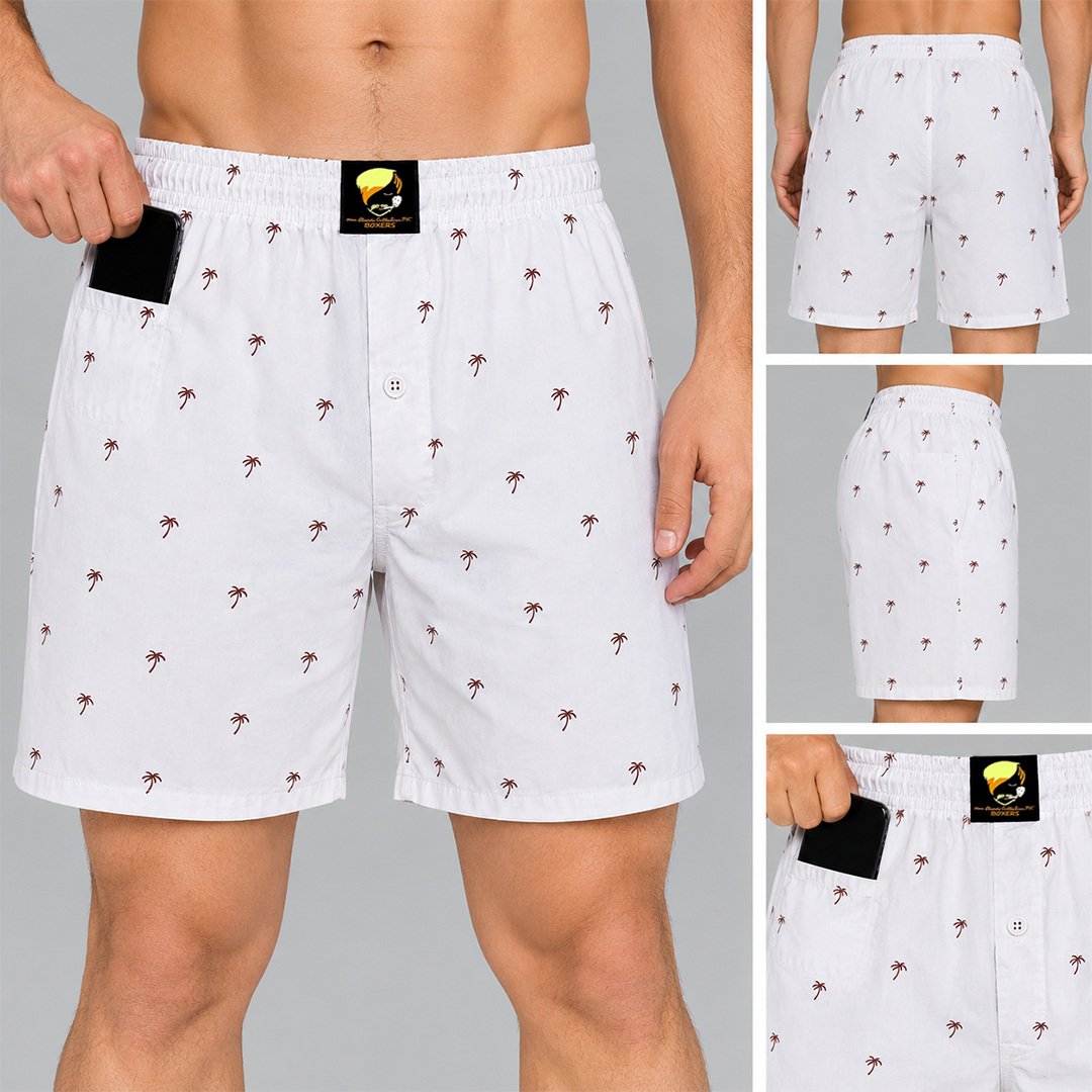 Boxer Short - Hawaiian Palm Tree