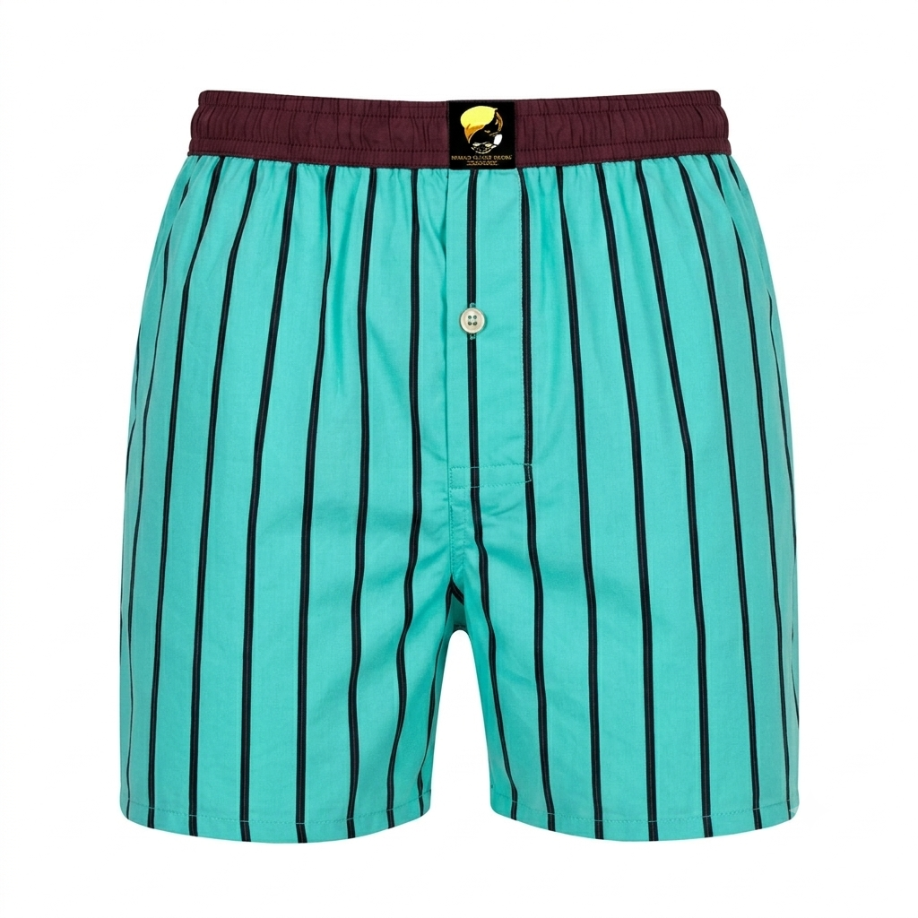 Boxer Short - Mint Striped