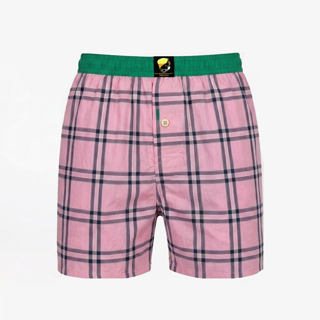 Boxer Short - Pink Plaid