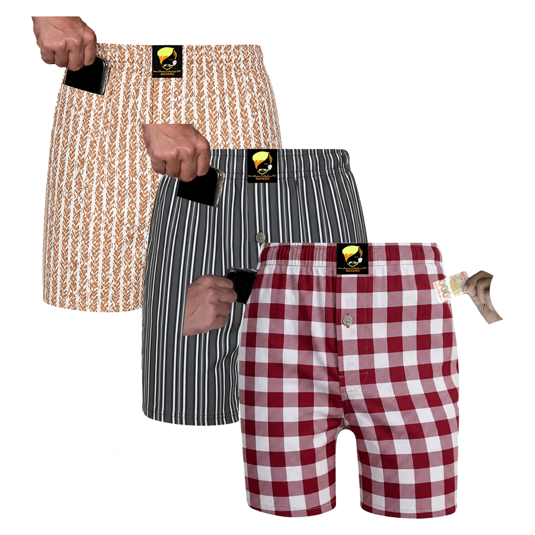 Boxer Shorts - Vegas - Pack of 3