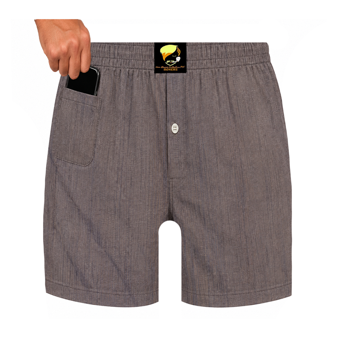 Boxer Short - Chambray Jeans
