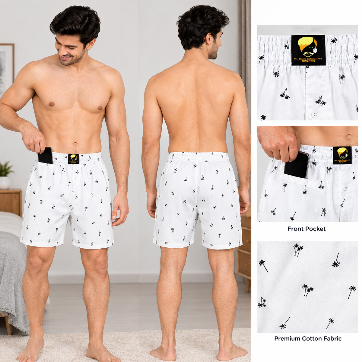Boxer Short - Hawaiian Palm Tree