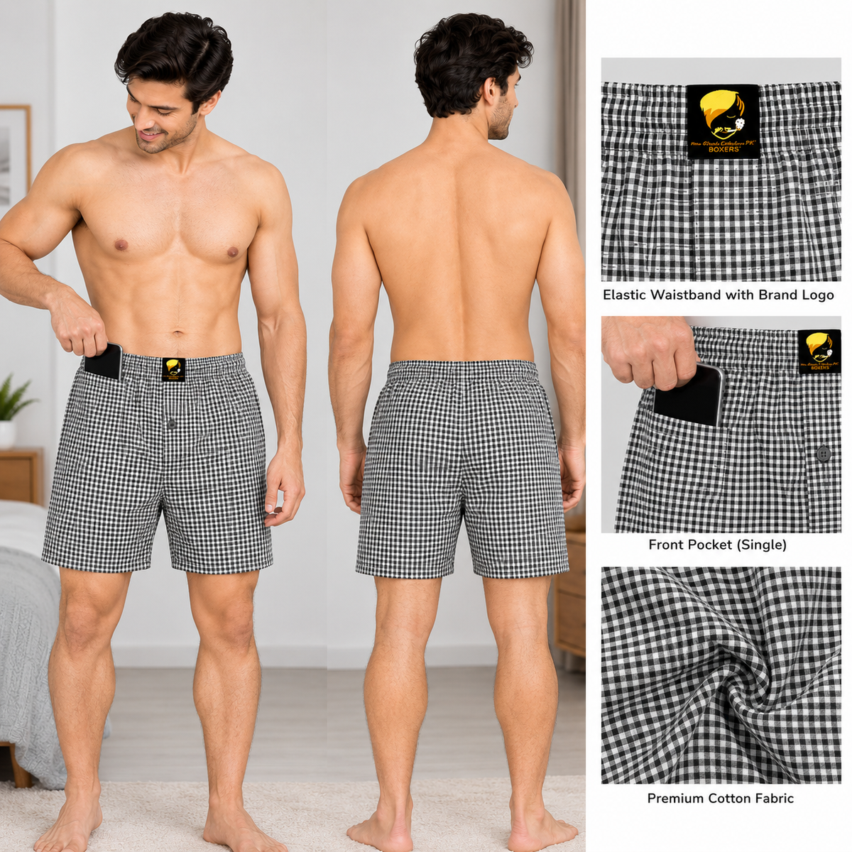 Boxer Short - Chessboard