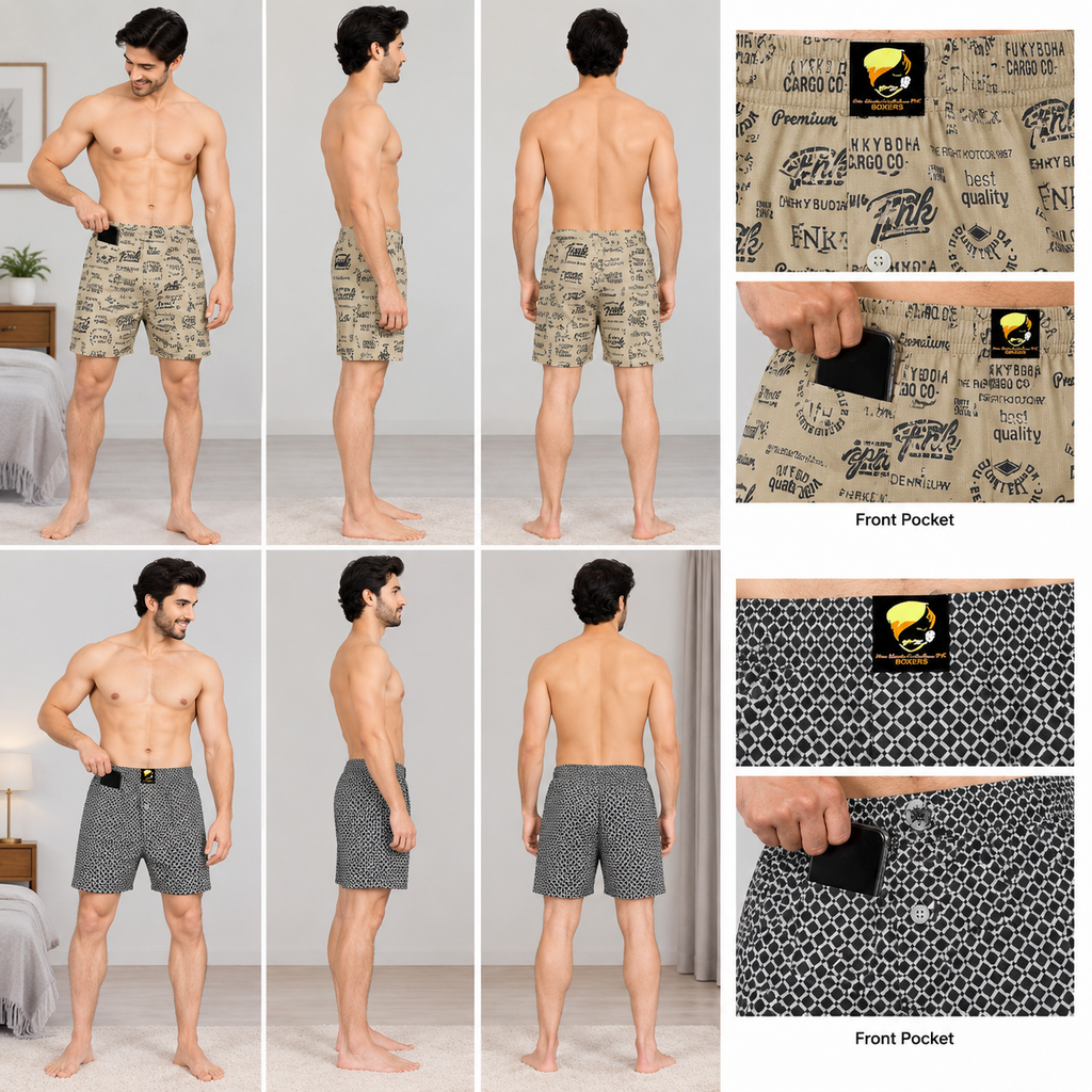 Boxer Shorts - Vegas - Pack of 2