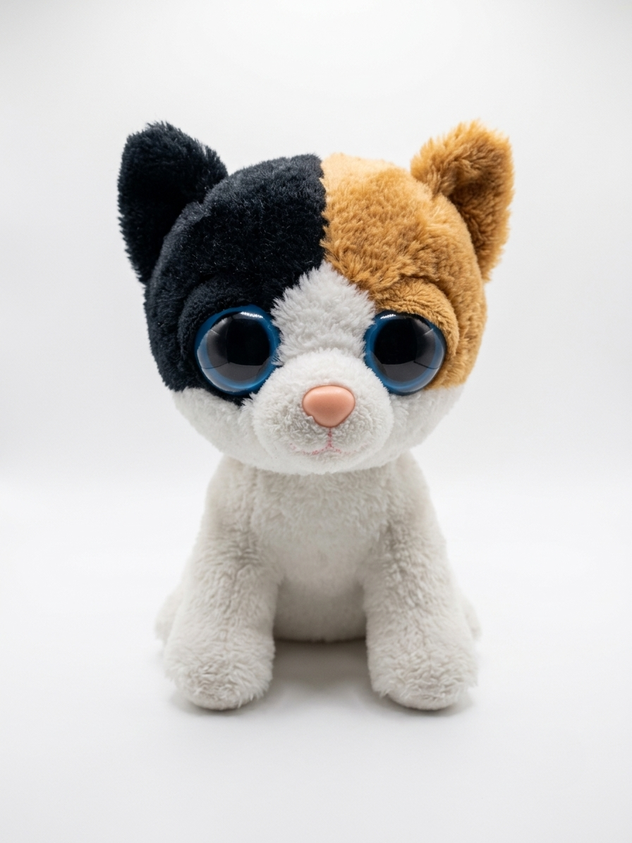 Cute Calico Cat Plushie Toy