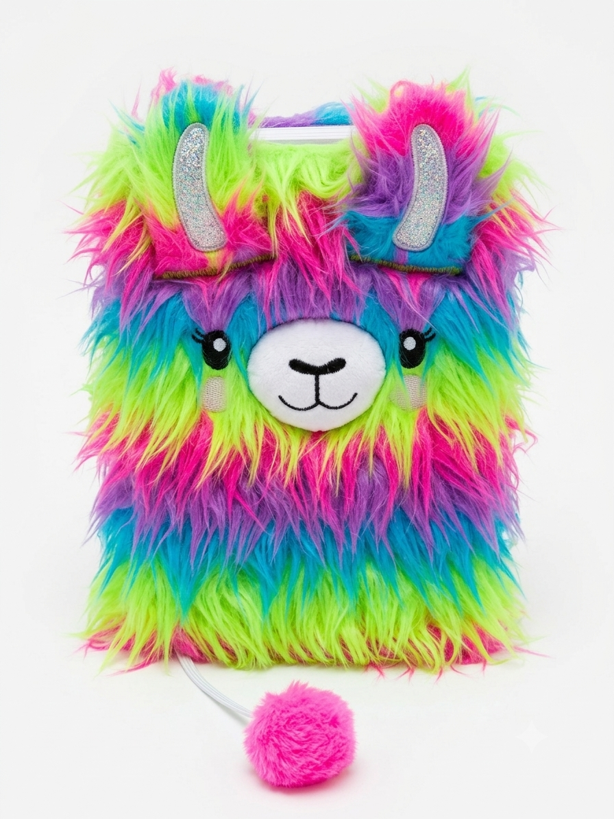 Llama Plush Fur Diary